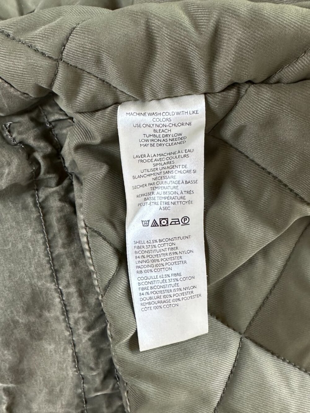 NWT Free People Women's XL Olive Jax Bomber Oversized Jacket Two‑Way Zip Pockets - Picture 12 of 14